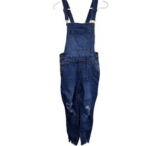 Celebrity Pink Women Jean Overalls-blue 100% cotton denim bib/Jumper Size Medium